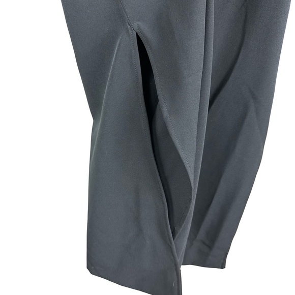 Milly Nicole Black Fringe Sleeve Elegant Party Evening Midi Shift Tunic Size 6 - Picture 3 of 14